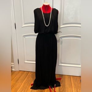 Sandro elegant black maxi dress/gown, NWT, Size 3